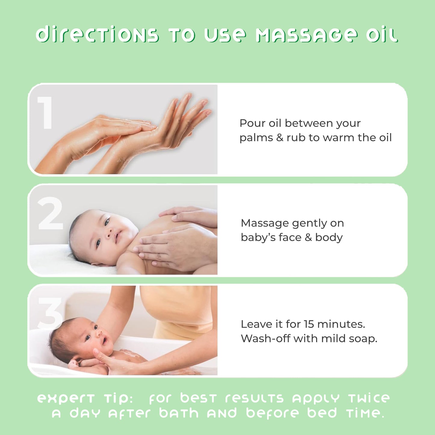 Natural Baby Massage Oil (100 ml)