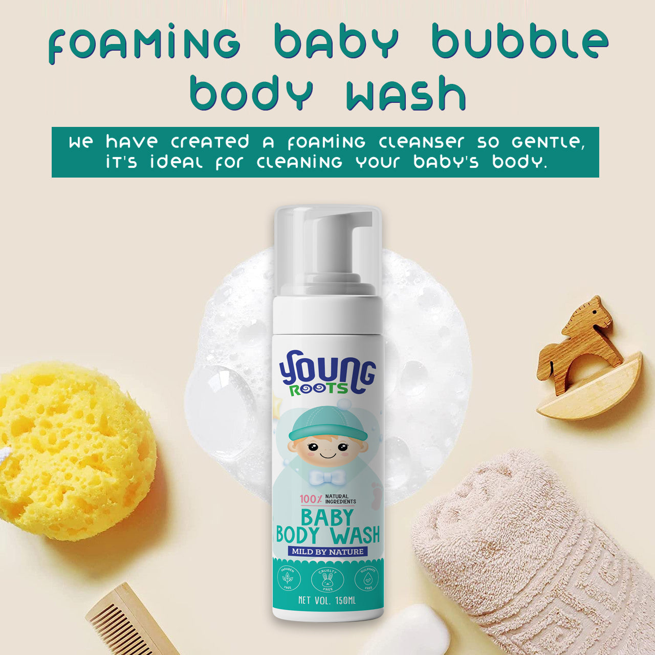 Foaming Baby Body Wash (150 ml)