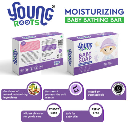 Moisturizing Baby Bathing Bar 75g