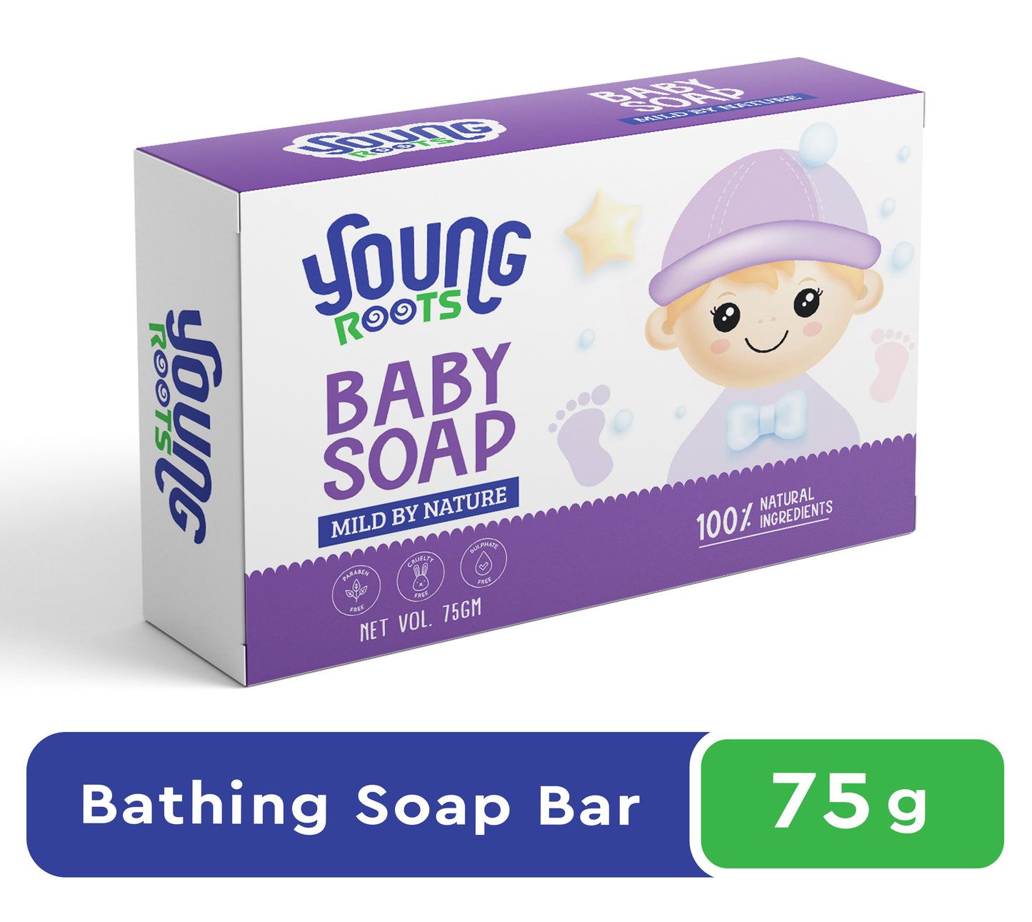 Moisturizing Baby Bathing Bar 75g